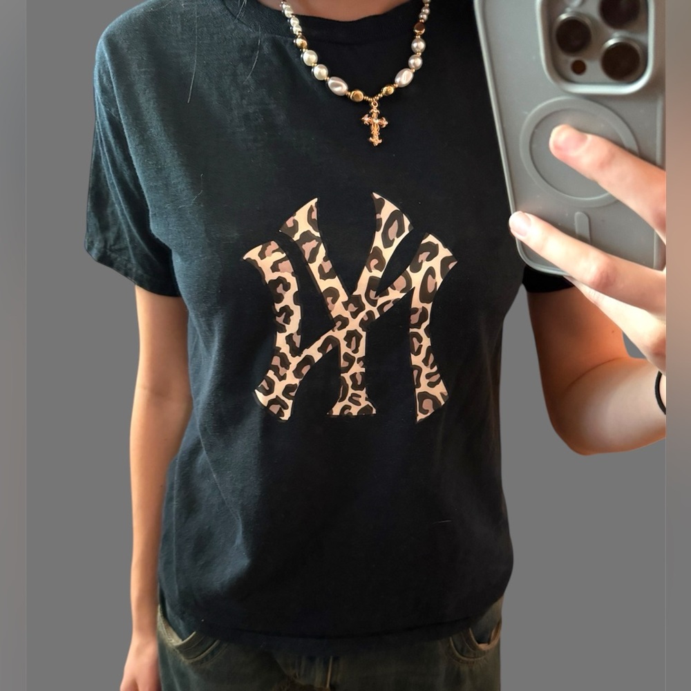 custom made black NEW YORK shirt🐆